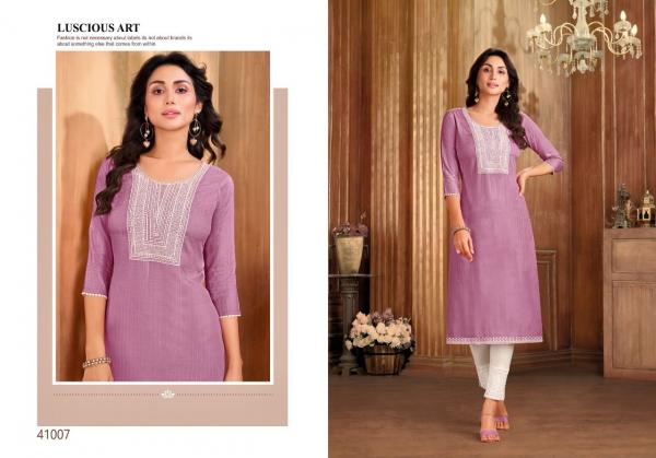 Kapil Trendz Twisha Rayon Fancy Wear Designer Kurti Collection